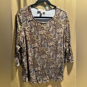 Philosophy Paisely Print Top
